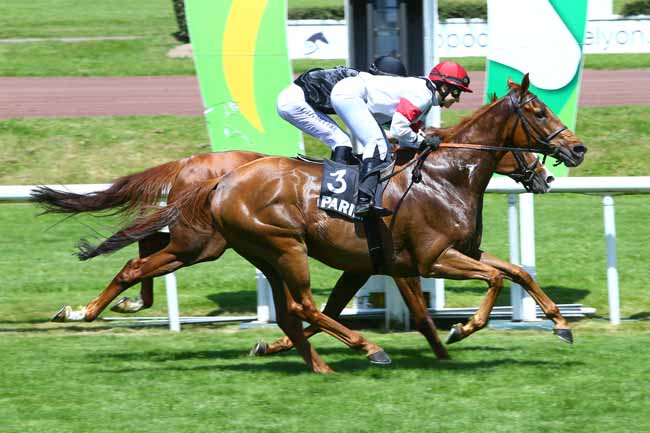 Photo d'arrivée de la course pmu PRIX DES JUNIORS à LYON-PARILLY le Jeudi 25 mai 2017