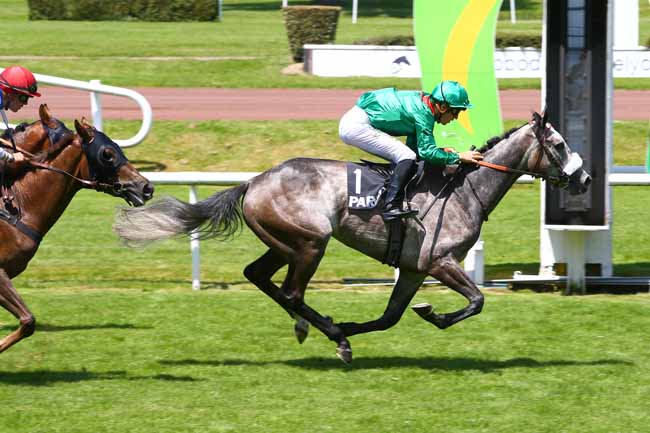 Photo d'arrivée de la course pmu PRIX THEODORE RAVIER à LYON-PARILLY le Jeudi 25 mai 2017