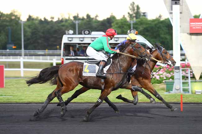 Photo d'arrivée de la course pmu PRIX LAVATER à PARIS-VINCENNES le Vendredi 2 juin 2017