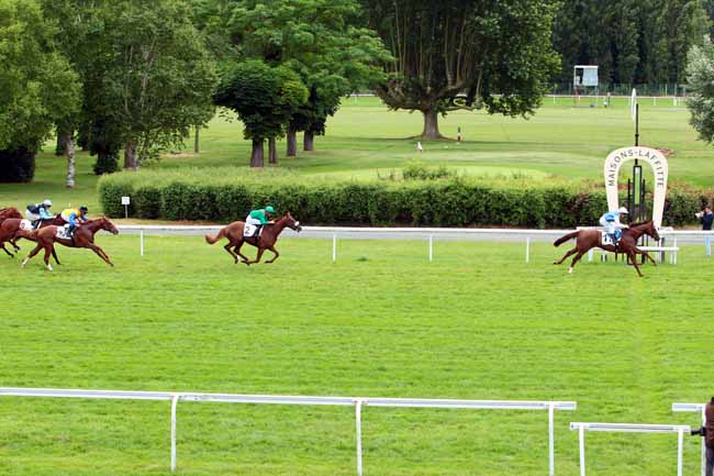 Photo d'arrivée de la course pmu PRIX DE LORMOY à MAISONS-LAFFITTE le Samedi 3 juin 2017