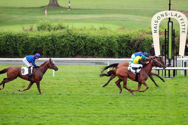 Photo d'arrivée de la course pmu PRIX DE LA GALERIE D'APOLLON à MAISONS-LAFFITTE le Samedi 3 juin 2017