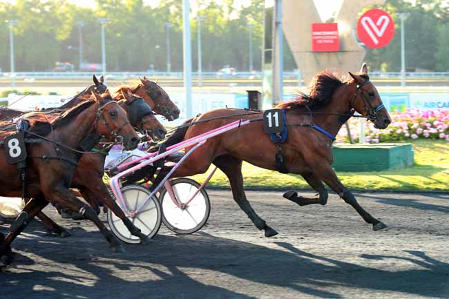 Photo d'arrivée de la course pmu PRIX TITANIA à PARIS-VINCENNES le Vendredi 9 juin 2017