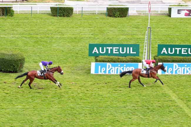 Photo d'arrivée de la course pmu PRIX DE BRISSAC à AUTEUIL le Dimanche 11 juin 2017