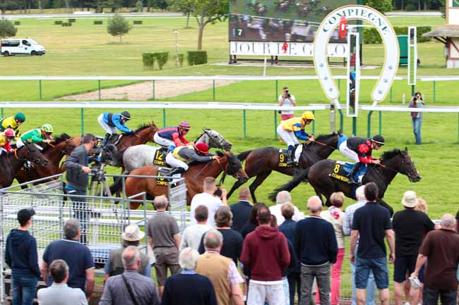 Photo d'arrivée de la course pmu PRIX MACKENSIE GRIEVES à COMPIEGNE le Lundi 12 juin 2017