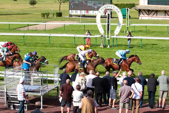 Photo d'arrivée de la course pmu PRIX DE VAUDRANPONT à COMPIEGNE le Lundi 12 juin 2017