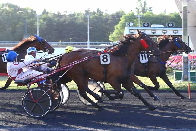 Photo d'arrivée de la course pmu PRIX ORONTIUS à PARIS-VINCENNES le Vendredi 16 juin 2017