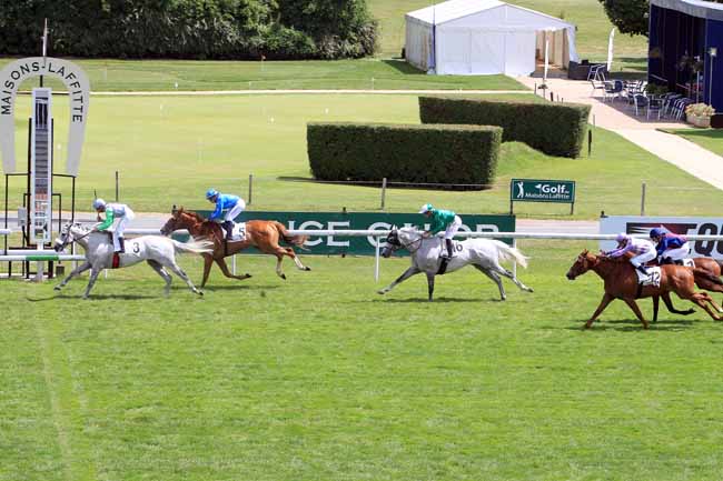 Photo d'arrivée de la course pmu PRIX DU ROND DE L'EPINE à MAISONS-LAFFITTE le Vendredi 16 juin 2017
