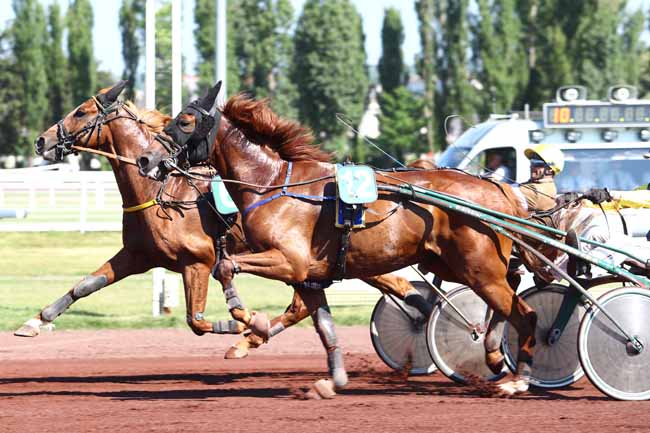 Photo d'arrivée de la course pmu PRIX ROQUEPINE (GR B) à VICHY le Lundi 19 juin 2017