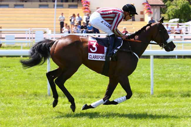 Photo d'arrivée de la course pmu PRIX ASTROLABE à CLAIREFONTAINE le Lundi 19 juin 2017