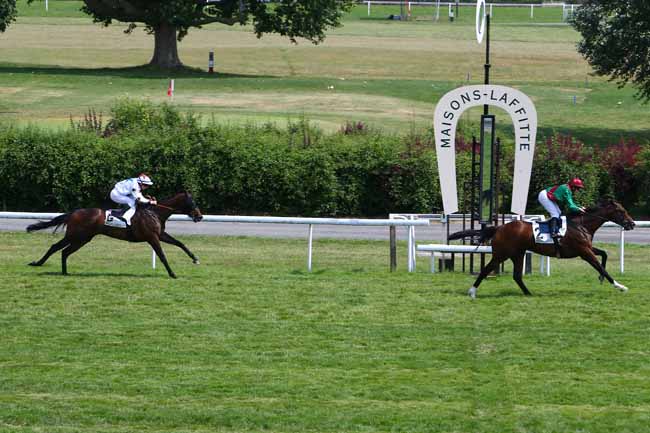 Photo d'arrivée de la course pmu PRIX DE CLAIREFONTAINE-EN-YVELINES à MAISONS-LAFFITTE le Mercredi 21 juin 2017