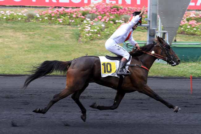 Photo d'arrivée de la course pmu GRAND PRIX DU PRESIDENT DE LA REPUBLIQUE à PARIS-VINCENNES le Dimanche 25 juin 2017