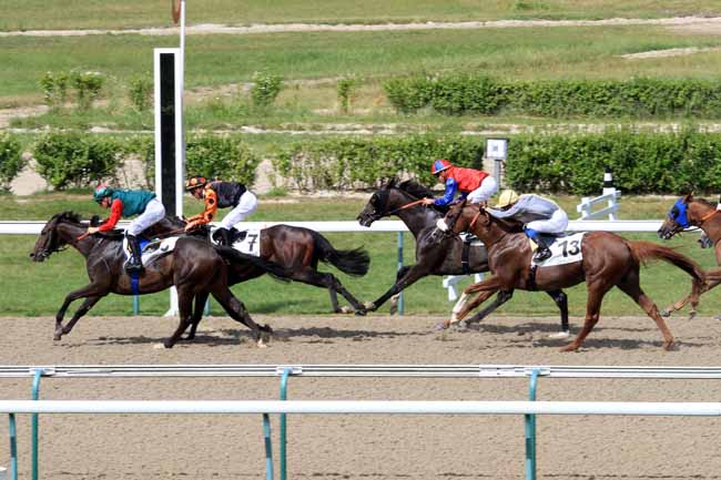 Photo d'arrivée de la course pmu PRIX DES FALAISES à DEAUVILLE le Jeudi 29 juin 2017