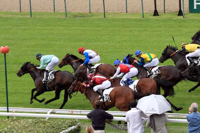 Photo d'arrivée de la course pmu PRIX DE LA FOLIE à DEAUVILLE le Jeudi 29 juin 2017
