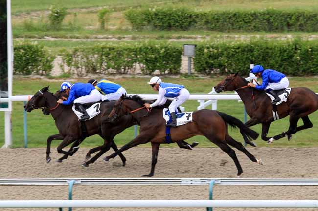 Photo d'arrivée de la course pmu PRIX DE LA FOLINIERE à DEAUVILLE le Jeudi 29 juin 2017