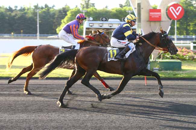 Photo d'arrivée de la course pmu PRIX PAUL DELANOE à PARIS-VINCENNES le Vendredi 30 juin 2017