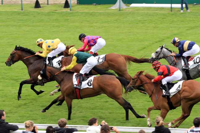 Photo d'arrivée de la course pmu PRIX DE LA POMME à DEAUVILLE le Samedi 1 juillet 2017