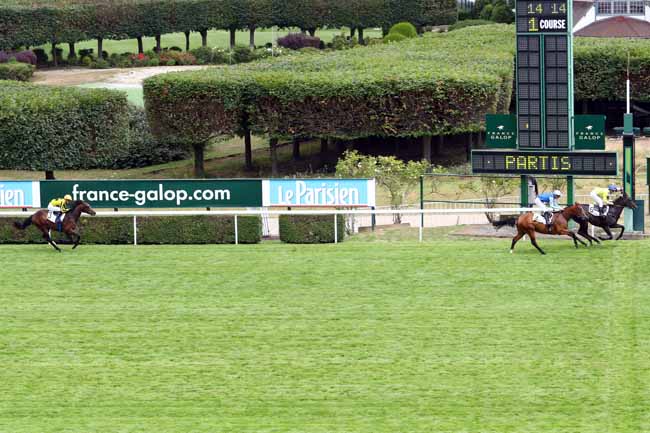Photo d'arrivée de la course pmu PRIX PRINCE BIO à SAINT-CLOUD le Dimanche 2 juillet 2017