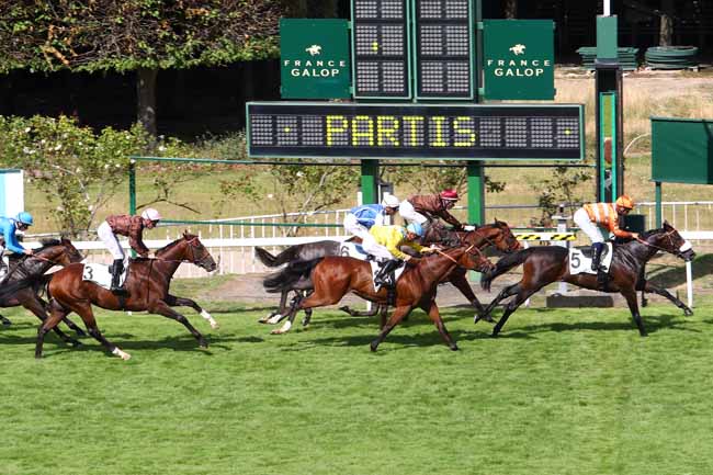 Photo d'arrivée de la course pmu PRIX DE SAINT-PATRICK à SAINT-CLOUD le Dimanche 2 juillet 2017