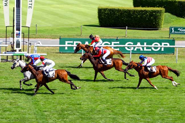 Photo d'arrivée de la course pmu PRIX DU CONSEIL DEPARTEMENTAL DES YVELINES - FEGENTRI WORLD CUP à MAISONS-LAFFITTE le Lundi 3 juillet 2017