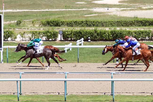 Photo d'arrivée de la course pmu PRIX DU COCHET à DEAUVILLE le Mercredi 5 juillet 2017