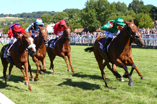 Photo d'arrivée de la course pmu PRIX DE LA REGION NORMANDIE à CLAIREFONTAINE le Samedi 8 juillet 2017