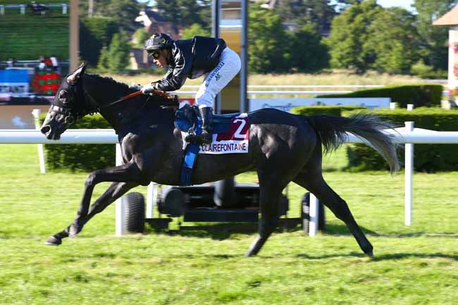 Photo d'arrivée de la course pmu PRIX ATELIER GOUTY à CLAIREFONTAINE le Samedi 8 juillet 2017