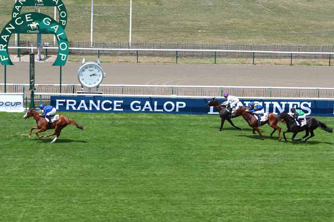 Photo d'arrivée de la course pmu PRIX THIMECOURT à CHANTILLY le Dimanche 9 juillet 2017