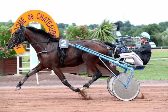 Photo d'arrivée de la course pmu PRIX NIMROD BOREALIS à CHATEAUBRIANT le Mardi 11 juillet 2017