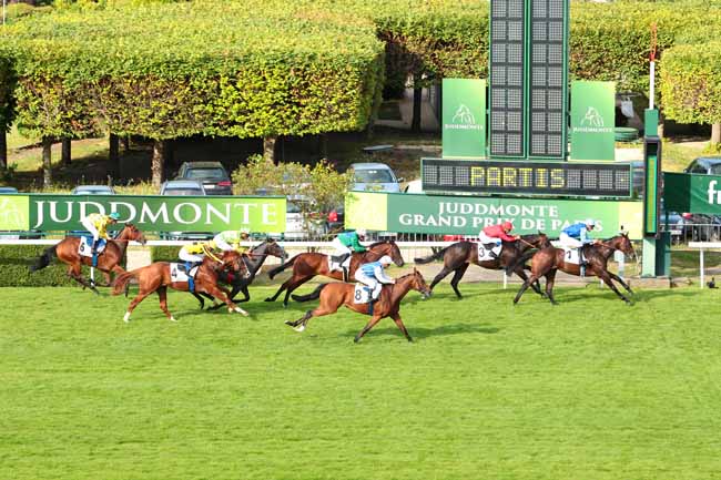 Photo d'arrivée de la course pmu PRIX DE BEAUSEJOUR à SAINT-CLOUD le Vendredi 14 juillet 2017