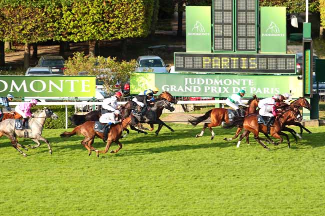 Photo d'arrivée de la course pmu HANDICAP LONGINES à SAINT-CLOUD le Vendredi 14 juillet 2017