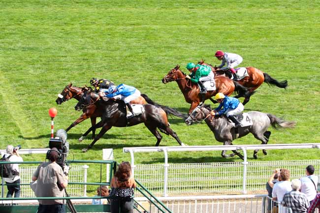 Photo d'arrivée de la course pmu PRIX LE SANCY à MAISONS-LAFFITTE le Dimanche 16 juillet 2017