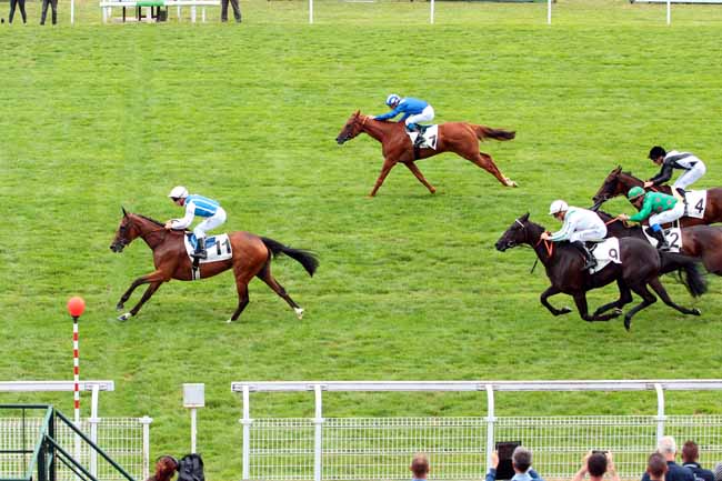 Photo d'arrivée de la course pmu PRIX DE BAGATELLE à MAISONS-LAFFITTE le Dimanche 23 juillet 2017