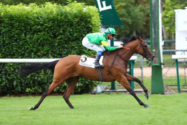 Photo d'arrivée de la course pmu PRIX CANOUVERT à CHANTILLY le Lundi 24 juillet 2017