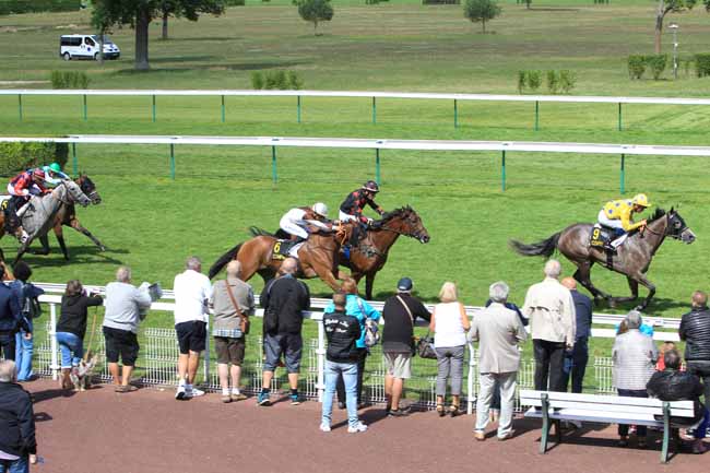 Photo d'arrivée de la course pmu PRIX DE TAILLEFONTAINE à COMPIEGNE le Mardi 25 juillet 2017