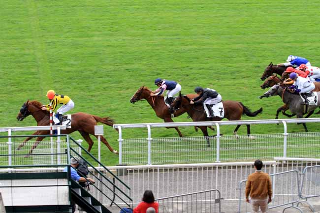 Photo d'arrivée de la course pmu PRIX DE SAINT GERMAIN-EN-LAYE à MAISONS-LAFFITTE le Jeudi 27 juillet 2017