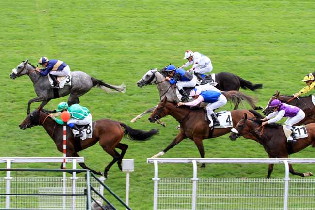 Photo d'arrivée de la course pmu PRIX DE LA PRAIRIE DU PARC à MAISONS-LAFFITTE le Jeudi 27 juillet 2017