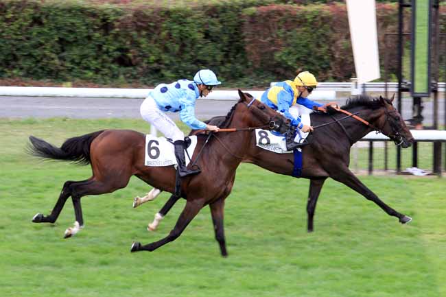 Photo d'arrivée de la course pmu PRIX DE BAILLY à MAISONS-LAFFITTE le Jeudi 27 juillet 2017