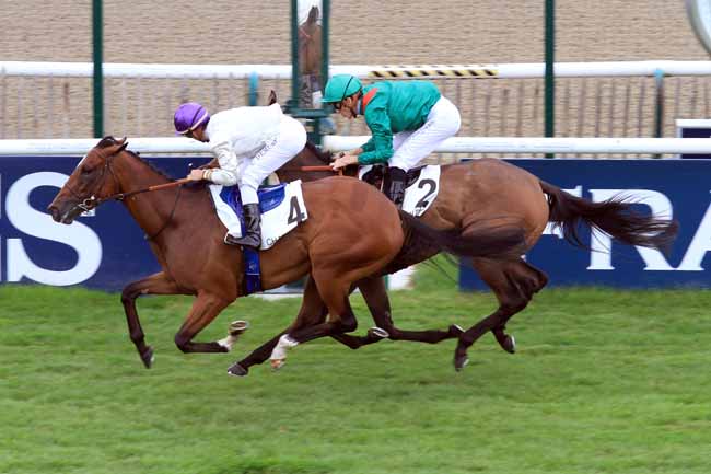 Photo d'arrivée de la course pmu PRIX DE LA CAPITAINERIE à CHANTILLY le Vendredi 28 juillet 2017