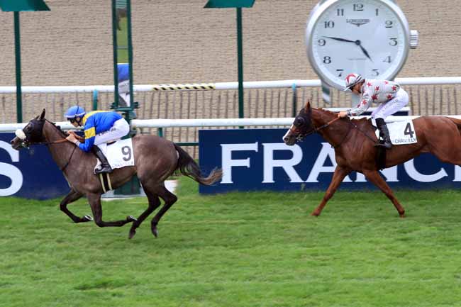 Photo d'arrivée de la course pmu PRIX DE CHAUMONTEL à CHANTILLY le Vendredi 28 juillet 2017
