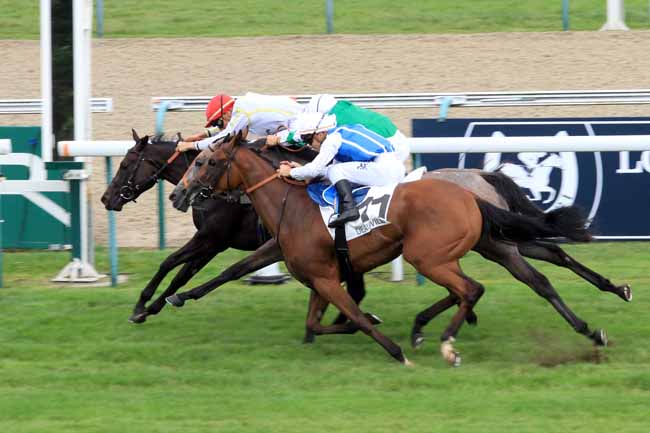 Photo d'arrivée de la course pmu PRIX SIX PERFECTIONS à DEAUVILLE le Samedi 29 juillet 2017