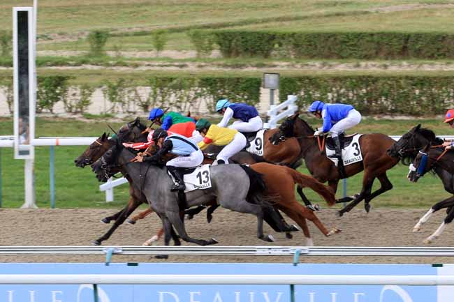 Photo d'arrivée de la course pmu PRIX DE LA VIETTE à DEAUVILLE le Dimanche 30 juillet 2017