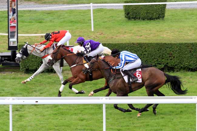 Photo d'arrivée de la course pmu PRIX LES TROUVILLAISES à CLAIREFONTAINE le Lundi 31 juillet 2017
