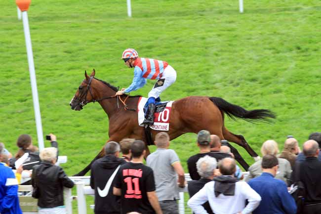 Photo d'arrivée de la course pmu PRIX PATURAGES à CLAIREFONTAINE le Jeudi 3 août 2017