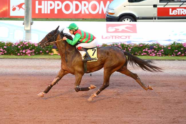 Photo d'arrivée de la course pmu PRIX DES HELIANTHES à CABOURG le Vendredi 4 août 2017