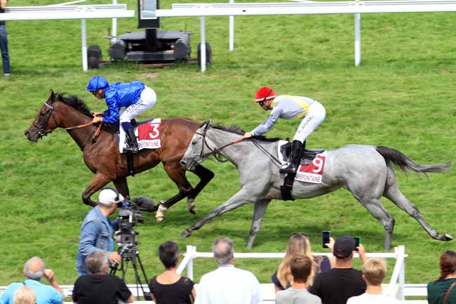 Photo d'arrivée de la course pmu PRIX LEANDRA à CLAIREFONTAINE le Lundi 7 août 2017
