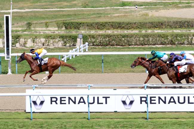 Photo d'arrivée de la course pmu PRIX DE HEURTEVENT à DEAUVILLE le Jeudi 10 août 2017