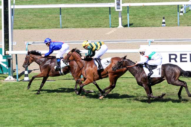 Photo d'arrivée de la course pmu PRIX DE FALAISE à DEAUVILLE le Jeudi 10 août 2017