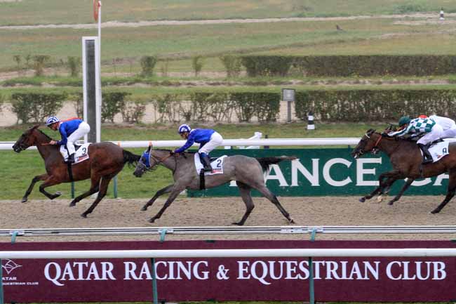 Photo d'arrivée de la course pmu PRIX DE LA MOTTE SASSY à DEAUVILLE le Samedi 12 août 2017
