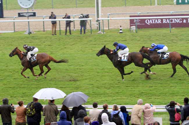 Photo d'arrivée de la course pmu PRIX DE BAYEUX à DEAUVILLE le Samedi 12 août 2017