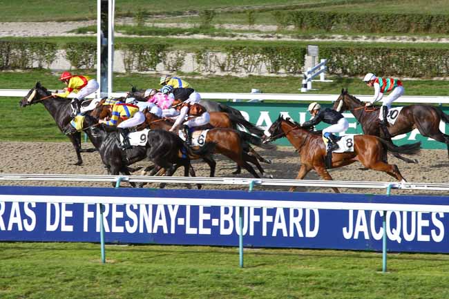 Photo d'arrivée de la course pmu PRIX DES HAUTES MOTTES à DEAUVILLE le Dimanche 13 août 2017